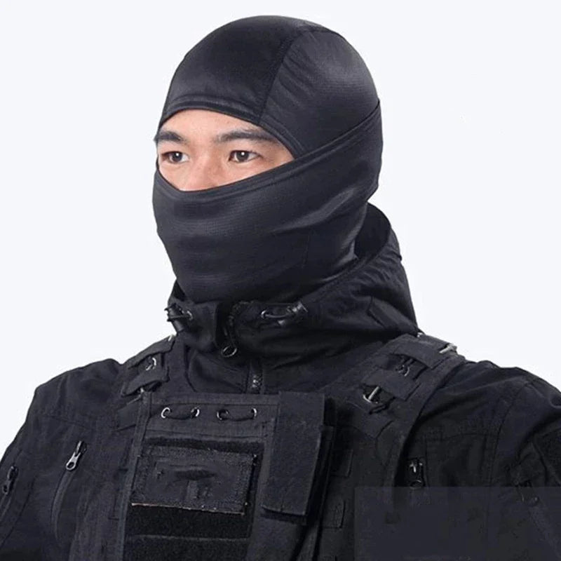 Quick-drying balaclava sports full face mask soft and breathable cycling helmet liner running hiking fishing hat cap