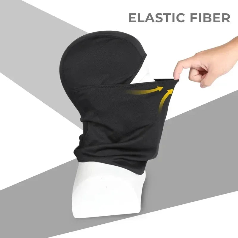 Quick-drying balaclava sports full face mask soft and breathable cycling helmet liner running hiking fishing hat cap